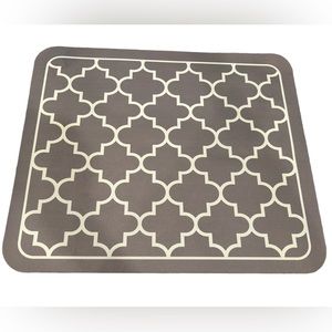 WISELIFE Dish Drying Mat 15” x 18” Grey. Slip proof bottom & Fast Drying. NWT